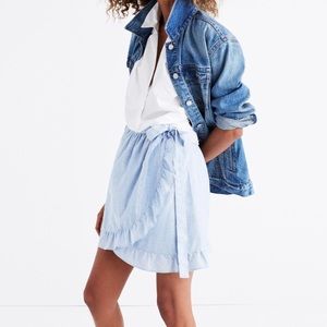 Madewell Side Ruffle Skirt